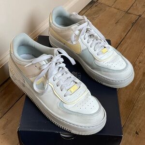 Nike Air Force 1 Low White and Cream Sneakers women’s 10.5